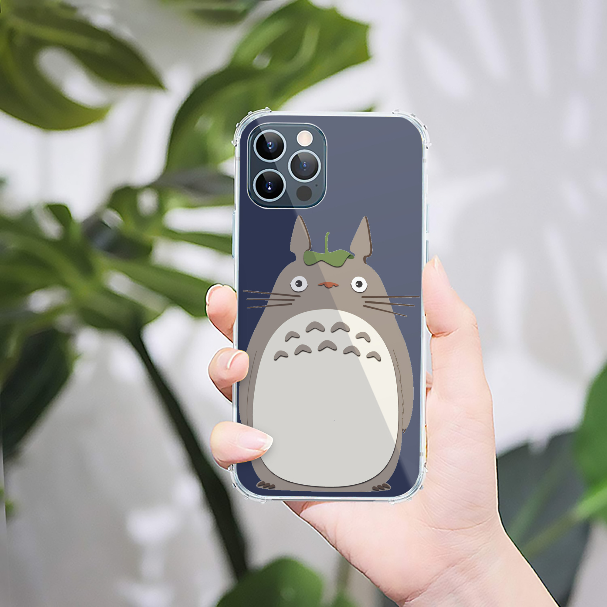 （画像用） となりのトトロ 草壁メイ 草壁サツキ My Neighbor Totoro Satsuki Kusakabe Mei Kusakabe 【iPhone 12シリーズ対応】透明スマホケース（クリアソフトケース）